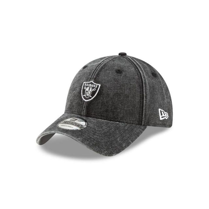 NFL Las Vegas Raiders Rugged Mini 9Twenty Adjustable (LVI4046) - Black New Era Caps